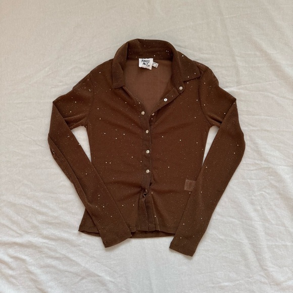 Princess Polly Brown Long Sleeve - Picture 2 of 3